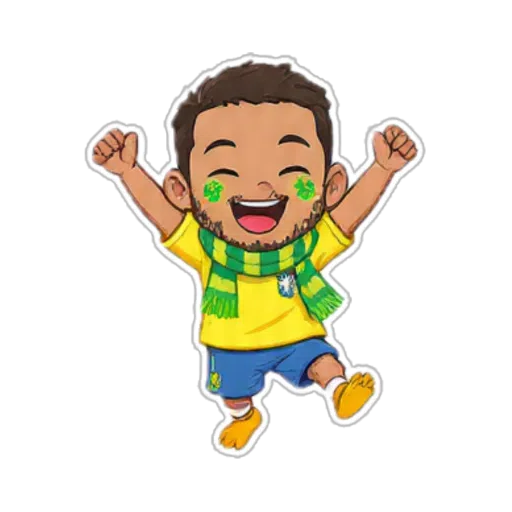 Brazil Sticker Pack 1 (17 Digital Stickers)